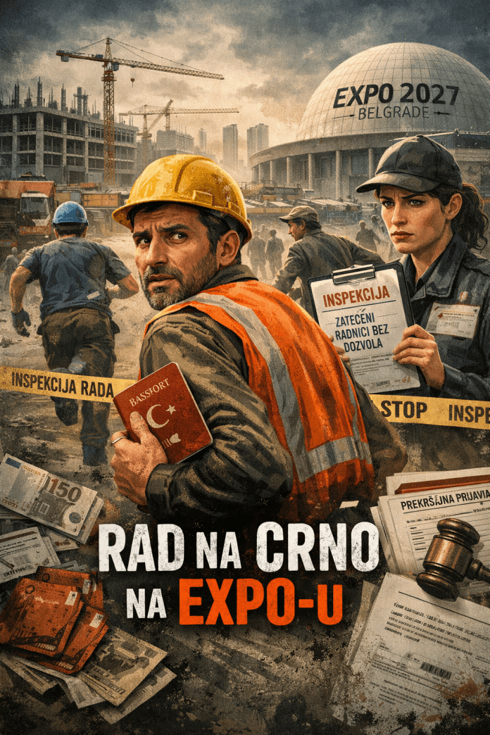Desetine stranih radnika radilo bez dozvola na EXPO gradilištu u Beogradu, pokazuje istraživanje CINS-a.