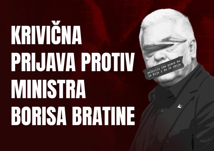 Revolt podnosi prijavu protiv ministra Bratine